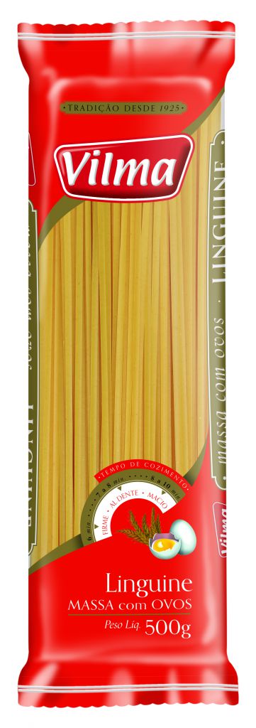 MACARRÃO VILMA LINGUINE COM OVOS 500G