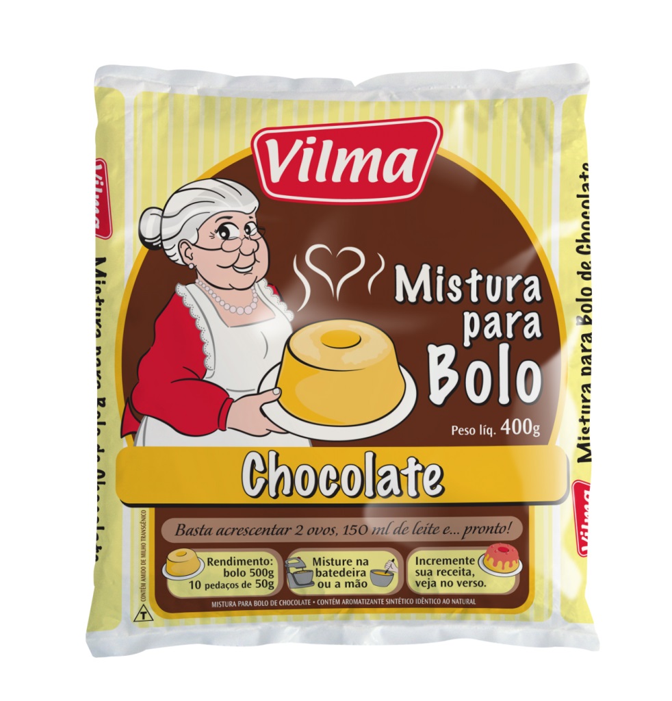 MISTURA VILMA PARA BOLO DE CHOCOLATE 400G
