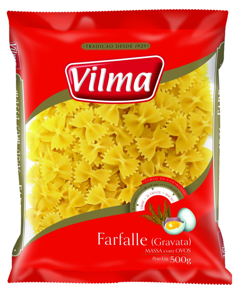 MACARRÃO VILMA FARFALLE GRAVATA 500G