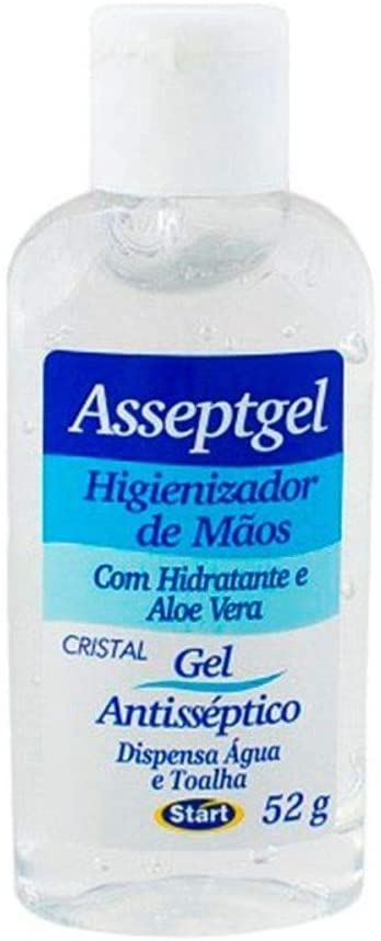 ÁLCOOL EM GEL ASSEPTGEL ALOE VERA 52G