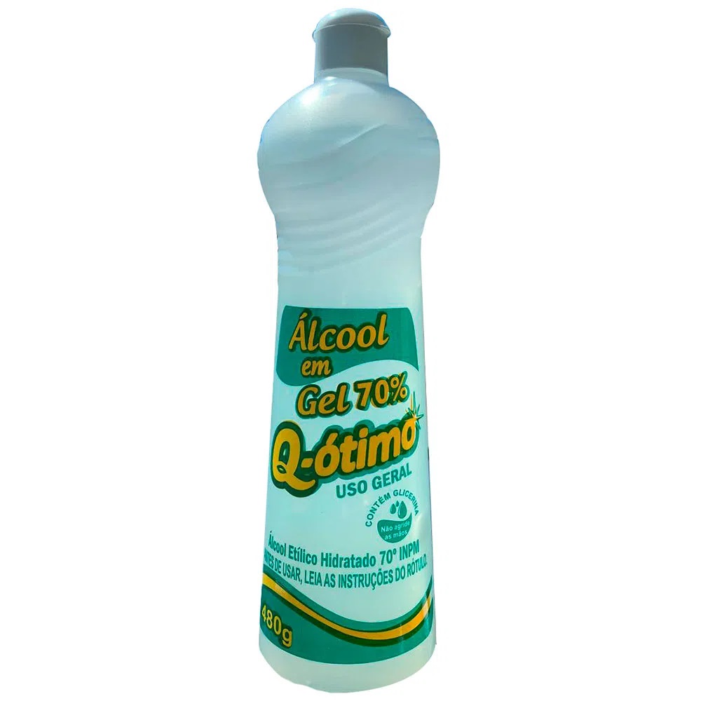 ÁLCOOL GEL Q-OTIMO 70% 480G