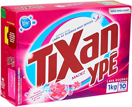 SABÃO EM PÓ TIXAN YPÊ MACIEZ ROSA 1KG