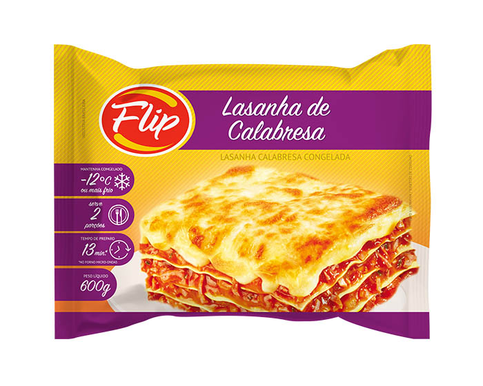 LASANHA PIF PAF CALABRESA 600G