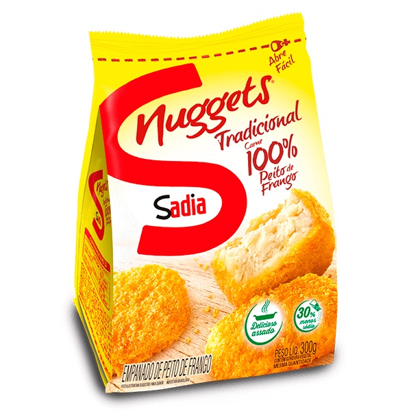 NUGGETS SADIA FRANGO TRADICIONAL 300G