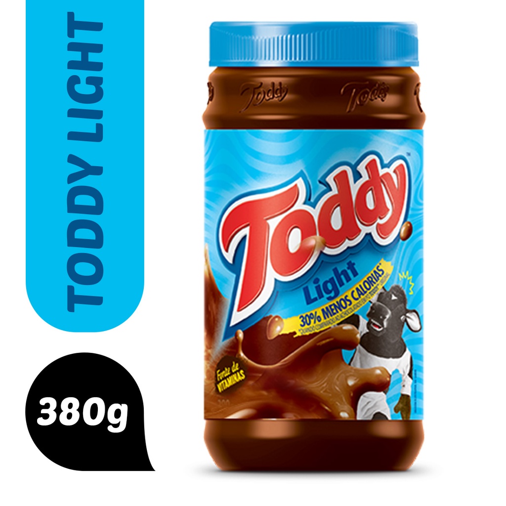 ACHOCOLATADO EM PÓ TODDY LIGHT 380G