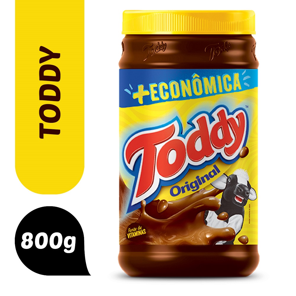 ACHOCOLATADO EM PÓ TODDY REFORÇADO 800G