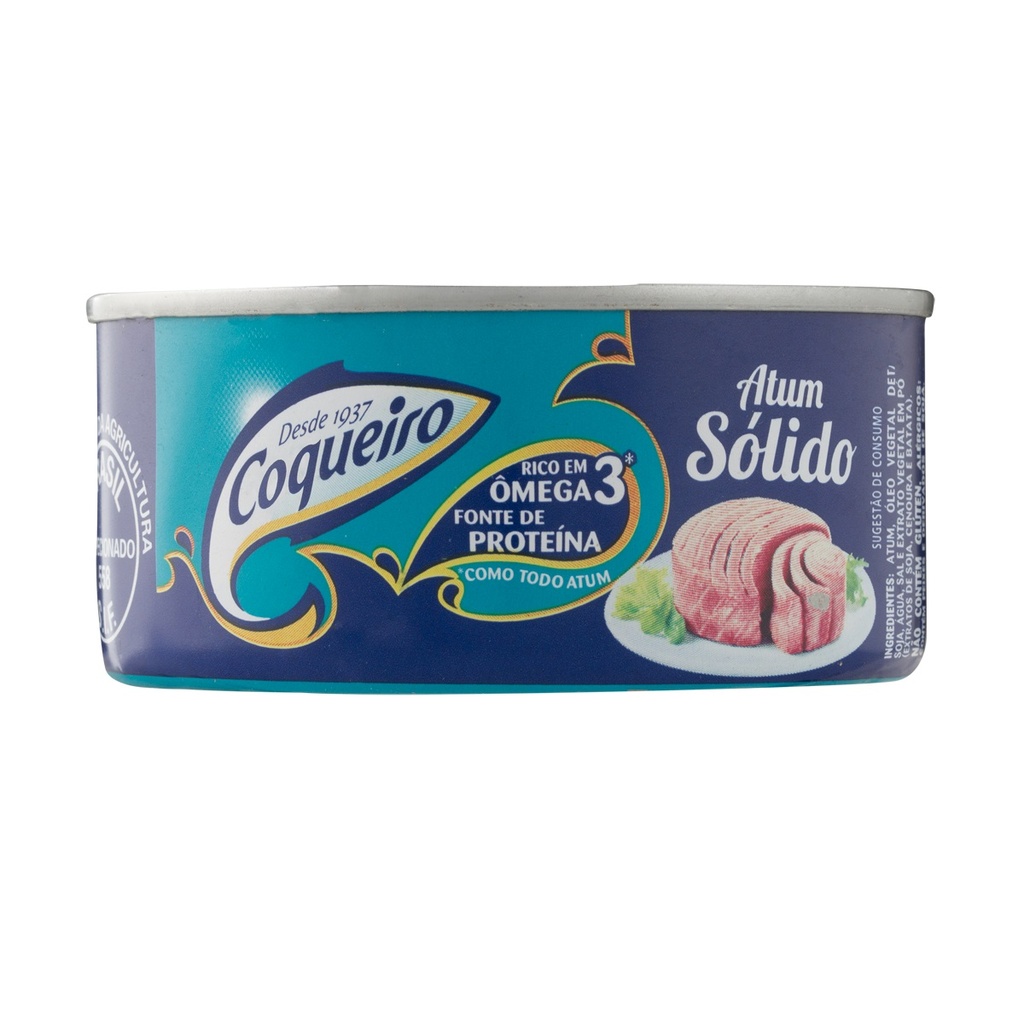 ATUM COQUEIRO SÓLIDO AO ÓLEO 170G