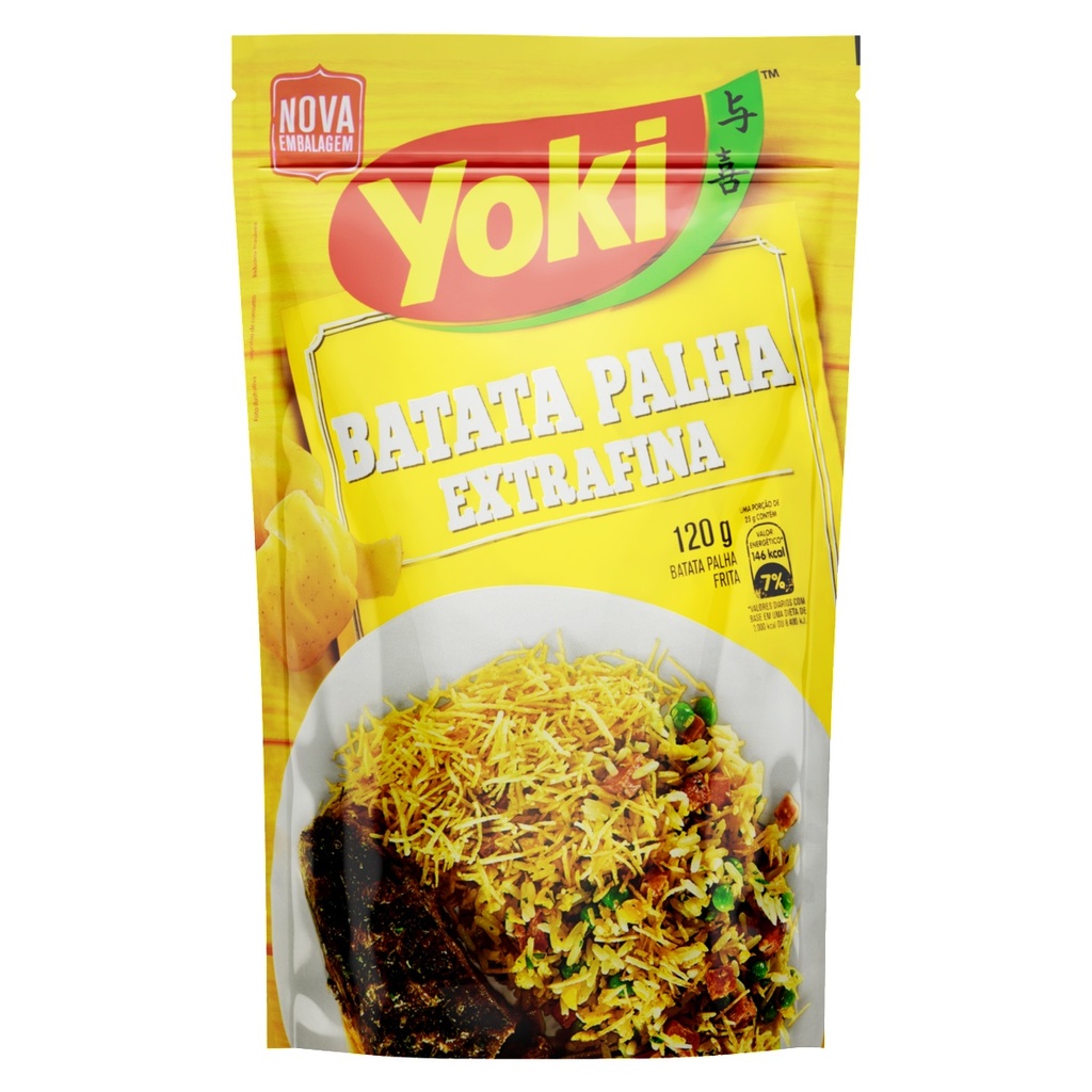 BATATA PALHA EXTRA FINA YOKI 120G