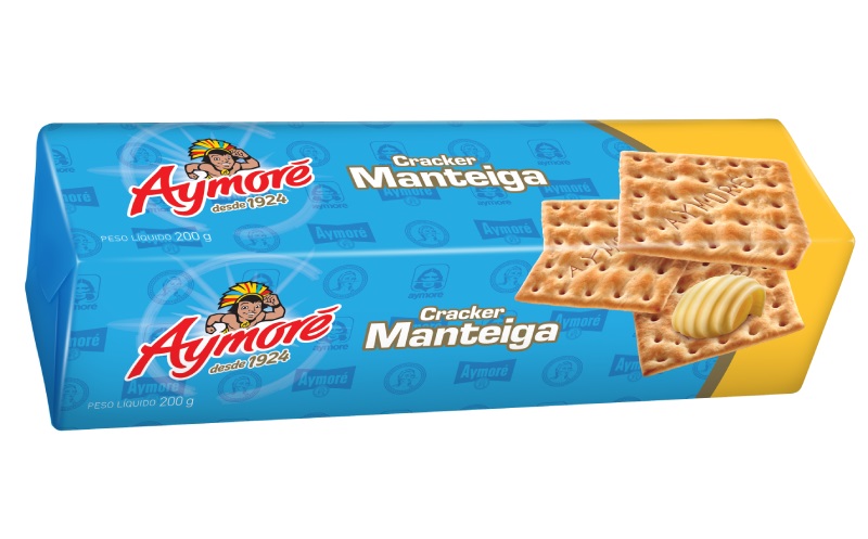 BISCOITO AYMORÉ CRAKER MANTEIGA 200G