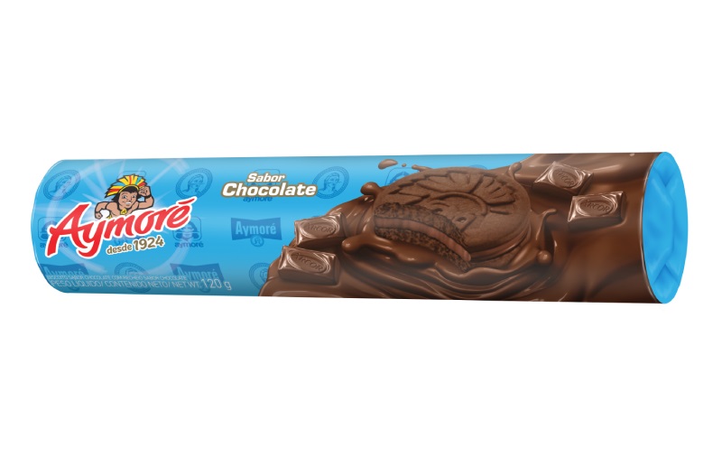 BISCOITO AYMORÉ RECHEADO CHOCOLATE 120G