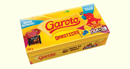 CAIXA DE BOMBOM GAROTO 250G