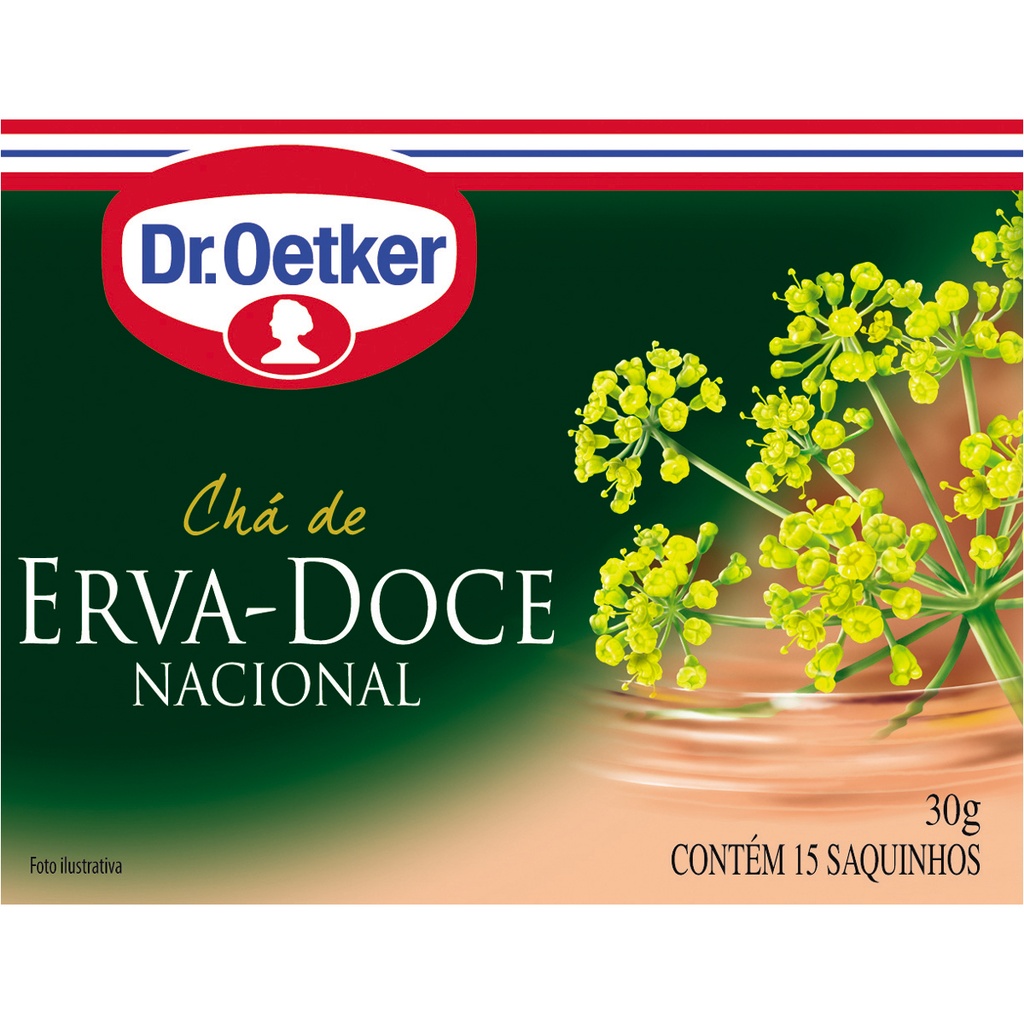 CHÁ DR OETKER ERVA DOCE 30G