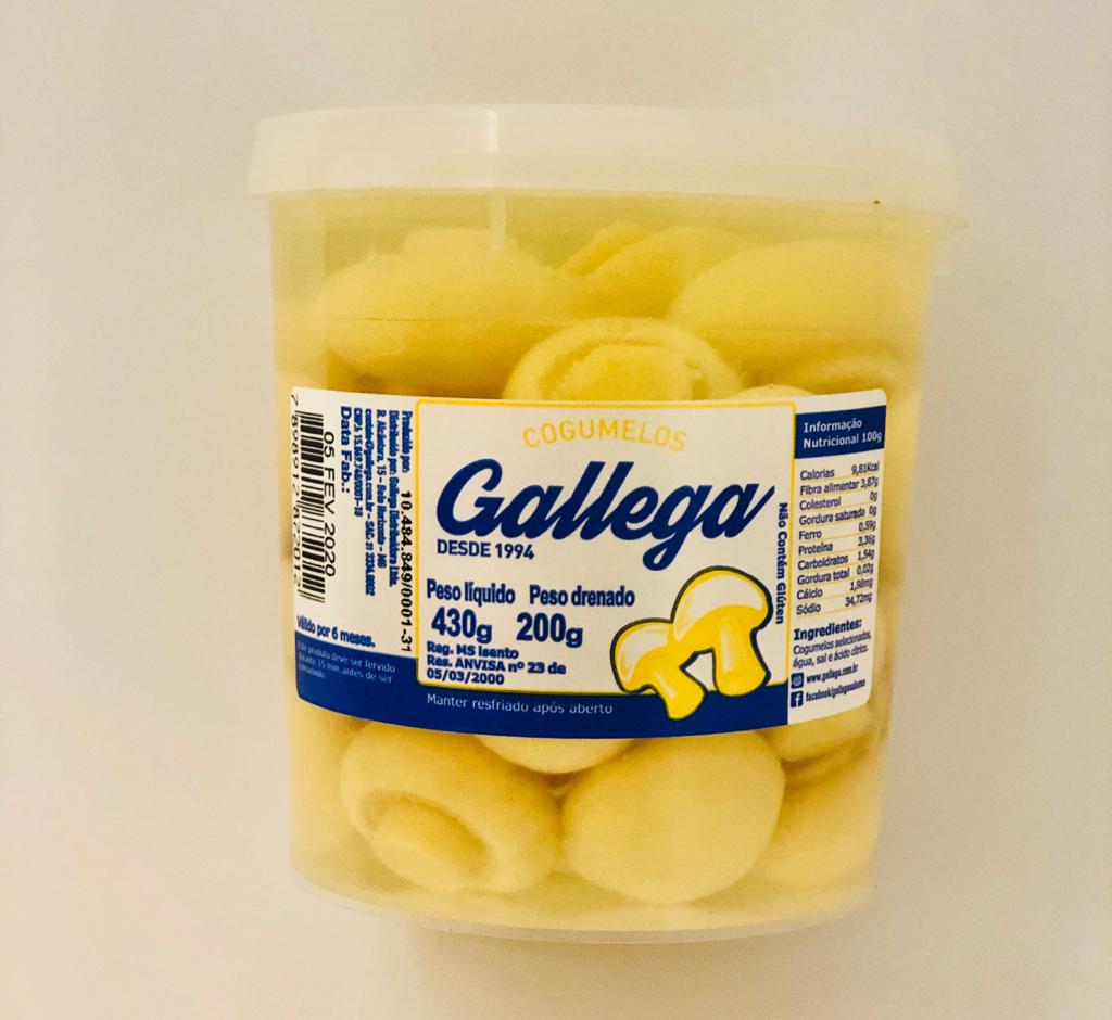 COGUMELO INTEIRO GALLEGA 200G