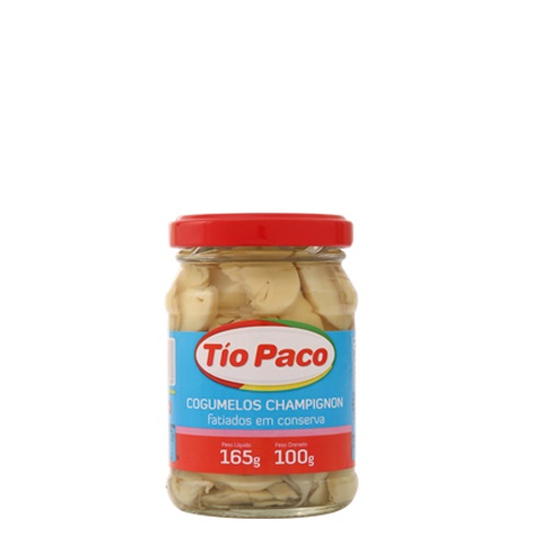 COGUMELO FATIADO TIO PACO 100G