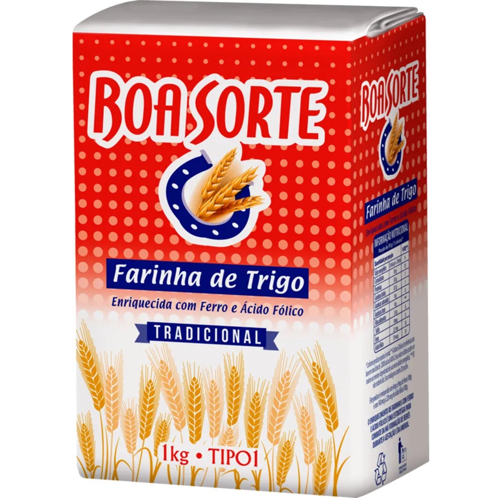 FARINHA DE TRIGO BOA SORTE 1KG