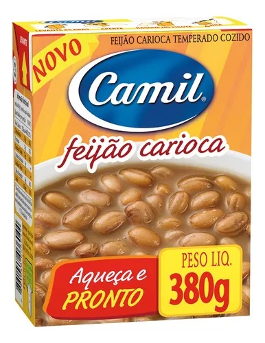 FEIJÃO CARIOCA CAMIL PRONTO 380G