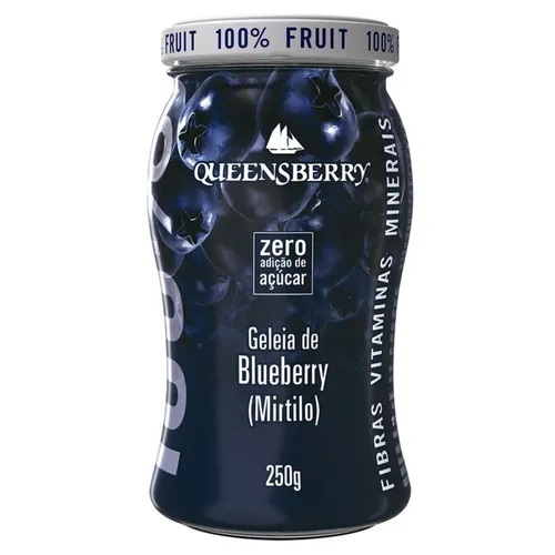 GELEIA QUEENSBERRY 100% BLUEBERRY 250G