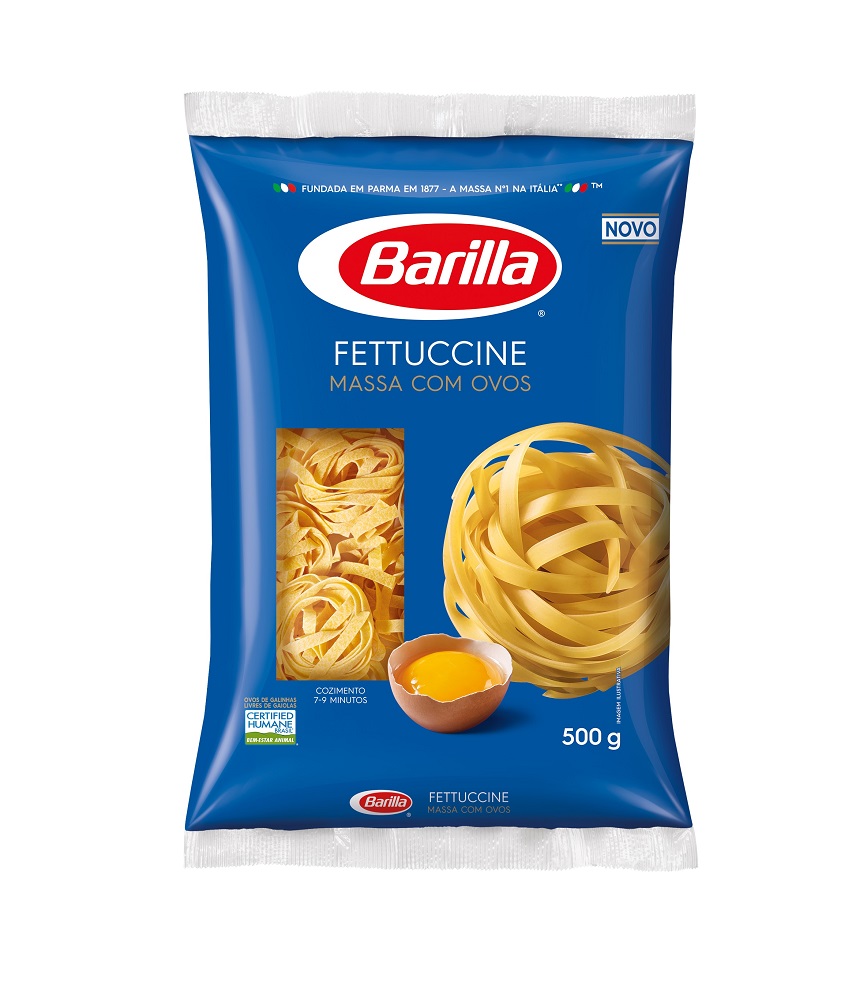 MACARRÃO ITALIANO BARILLA COM OVOS FETTUCCINE  500G