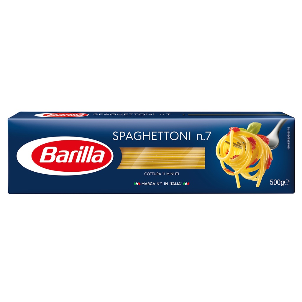 MACARRÃO ITALIANO BARILLA SPAGHETTONI N7 500G