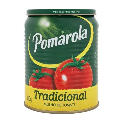 MOLHO POMAROLA TRADICIONAL 340G LATA