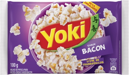 PIPOCA YOKI POPCORN BACON 100G