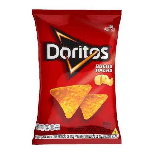 SALGADINHO ELMA CHIPS DORITOS QUEIJO NACHO 96G