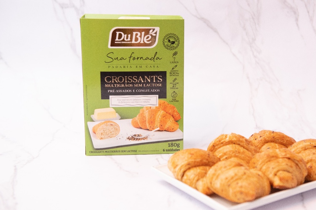 CROISSANTS MULTIGRÃOS SEM LACTOSE 180g DU BLÉ