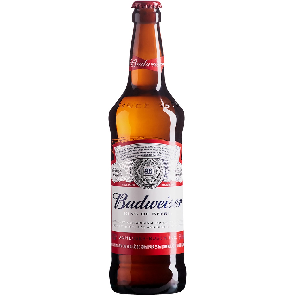 CERVEJA BUDWEISER 550ML