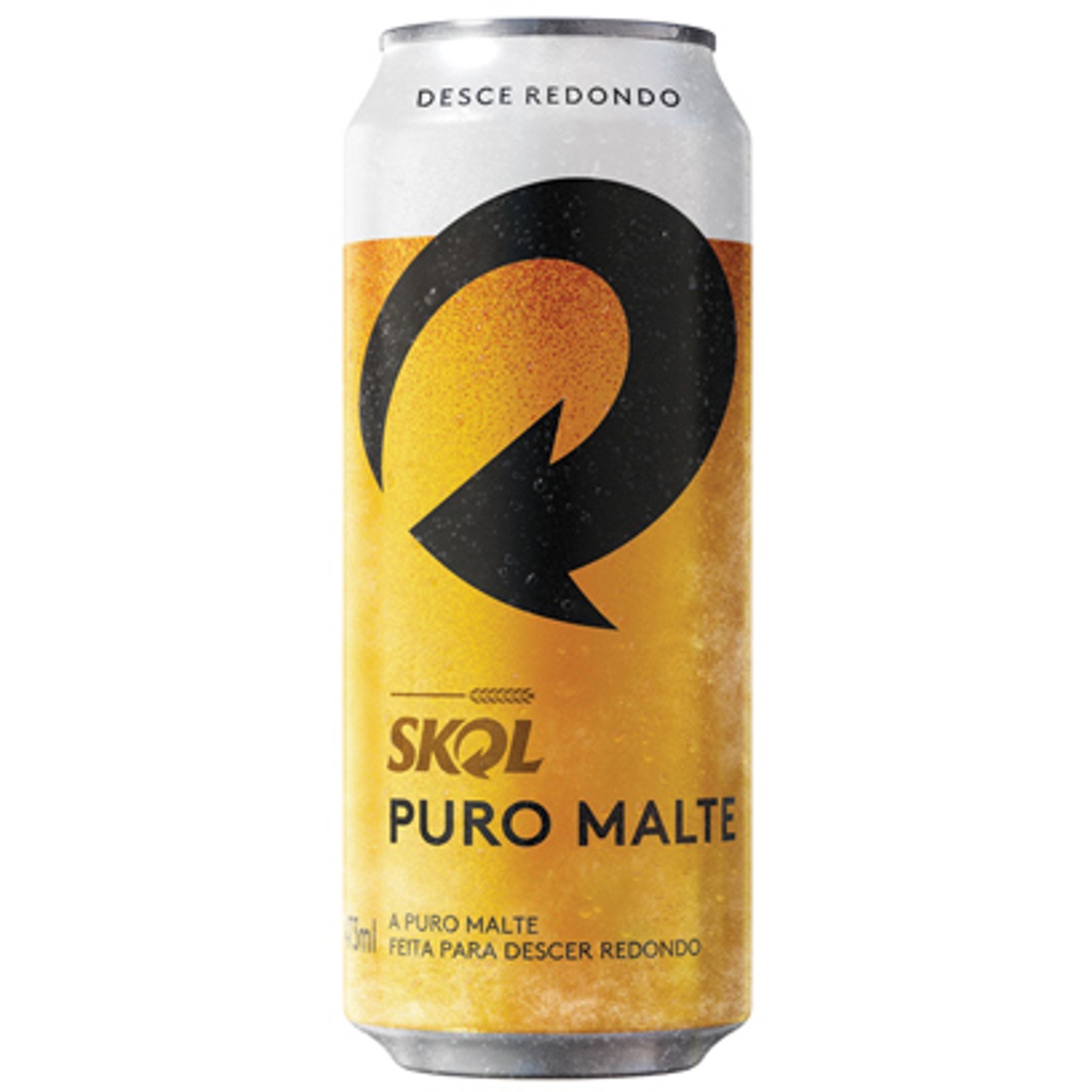 CERVEJA SKOL PURO MALTE LATA 473ML