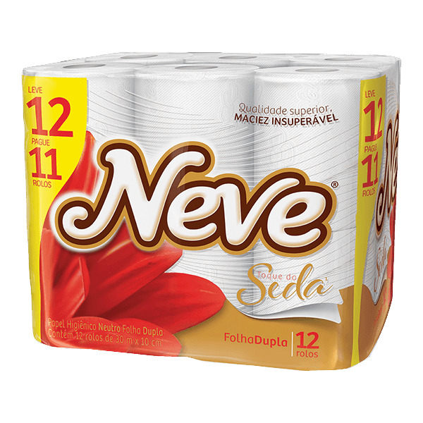 PAPEL HIGIÊNICO NEVE NEUTRO 12UN