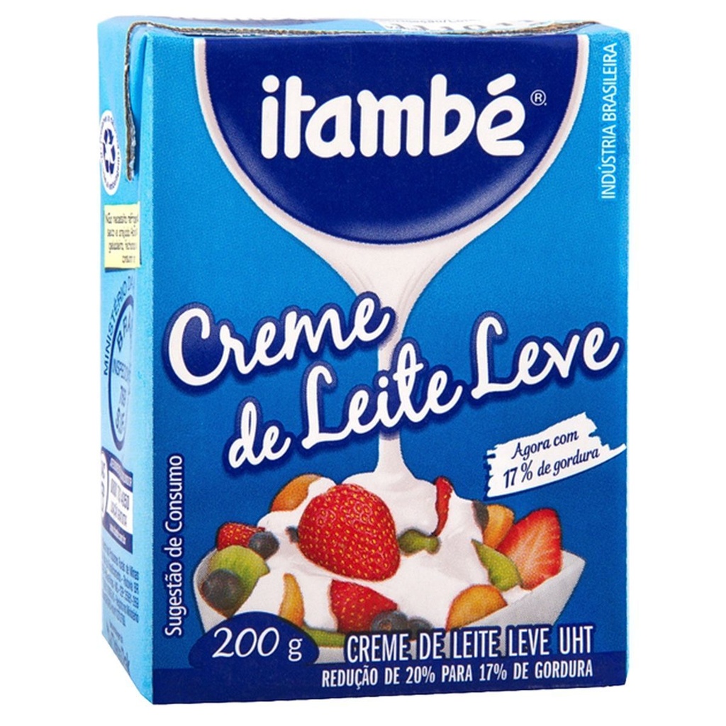 CREME DE LEITE ITAMBÉ UHT 200G