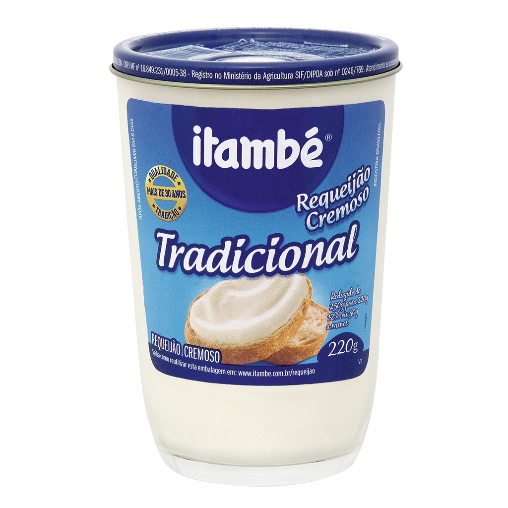 REQUEIJÃO ITAMBÉ CREMOSO 220G