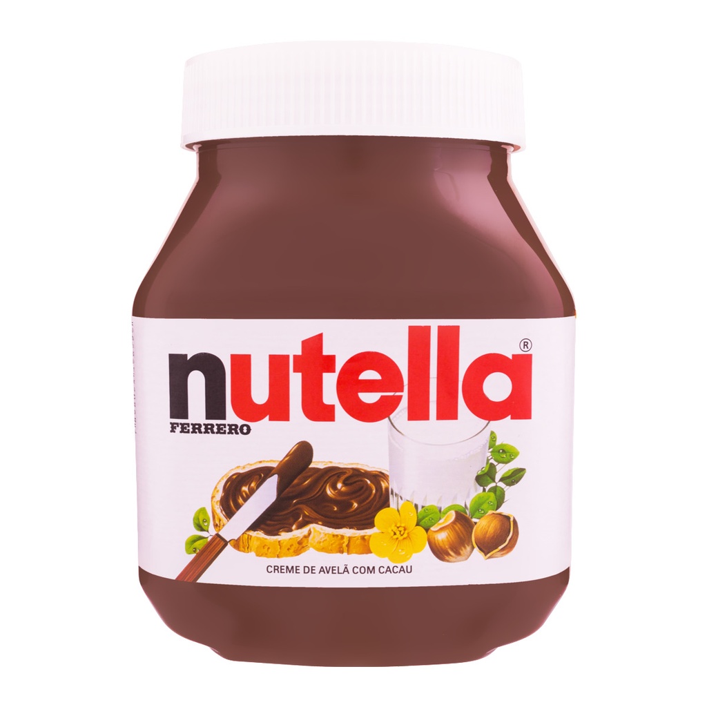 CREME DE AVELÃ COM CACAU NUTELLA 140G