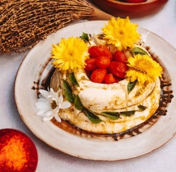 Mousse de Queijo ao Pesto